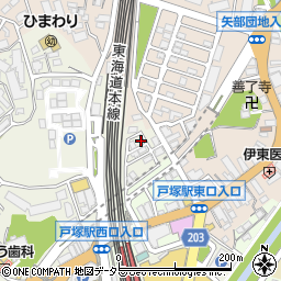 神奈川県横浜市戸塚区戸塚町6012-4周辺の地図