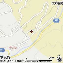 兵庫県美方郡香美町村岡区口大谷750周辺の地図