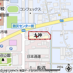 神奈川県平塚市大神周辺の地図