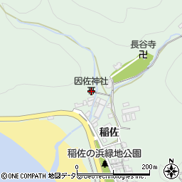因佐神社周辺の地図