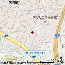 神奈川県横浜市戸塚区矢部町1544-9周辺の地図