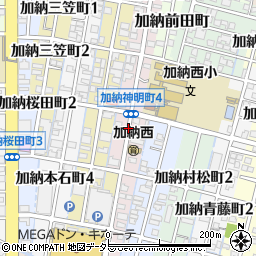 岐阜県岐阜市加納神明町周辺の地図