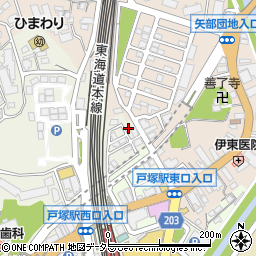 神奈川県横浜市戸塚区戸塚町6013-8周辺の地図