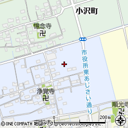 滋賀県長浜市新庄馬場町周辺の地図