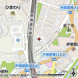 神奈川県横浜市戸塚区戸塚町6013周辺の地図