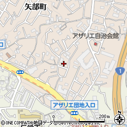 神奈川県横浜市戸塚区矢部町1544-25周辺の地図