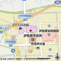 伊勢原市民文化会館周辺の地図