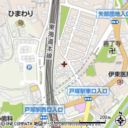 神奈川県横浜市戸塚区戸塚町6013-6周辺の地図
