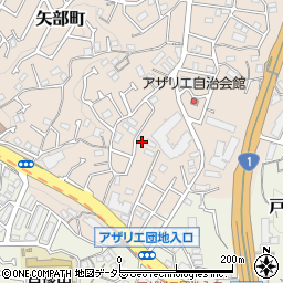 神奈川県横浜市戸塚区矢部町1544-8周辺の地図
