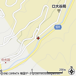 兵庫県美方郡香美町村岡区口大谷703周辺の地図