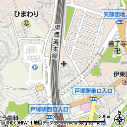 神奈川県横浜市戸塚区戸塚町6013-2周辺の地図