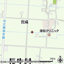 千葉県長生郡長生村宮成周辺の地図