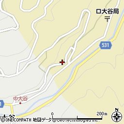 兵庫県美方郡香美町村岡区口大谷764周辺の地図