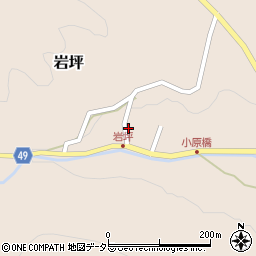 鳥取県鳥取市岩坪458-2周辺の地図