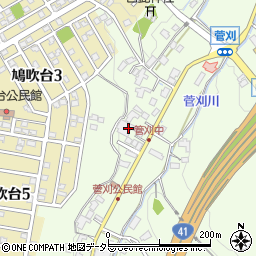 岐阜県可児市菅刈764周辺の地図