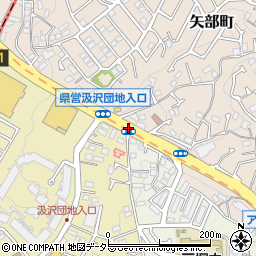 戸塚中入口周辺の地図