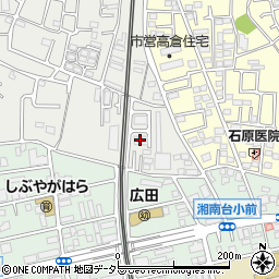 ＵＲ都市機構コーポレート湘南台１号棟周辺の地図