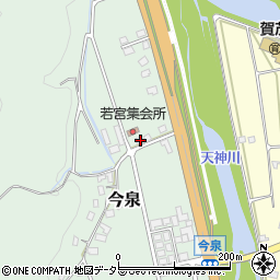 鳥取県東伯郡三朝町今泉615周辺の地図