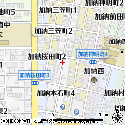岐阜県岐阜市加納本石町周辺の地図