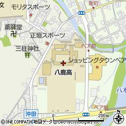 兵庫県立八鹿高等学校周辺の地図