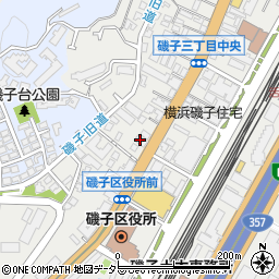 釜寅　磯子店周辺の地図