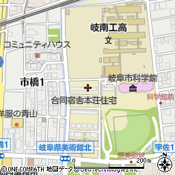岐阜県岐阜市本荘周辺の地図