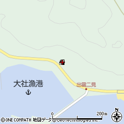 島根県出雲市大社町杵築北3176周辺の地図