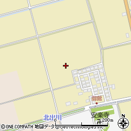 滋賀県長浜市御館周辺の地図