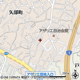神奈川県横浜市戸塚区矢部町1544-36周辺の地図
