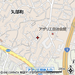 神奈川県横浜市戸塚区矢部町1544-34周辺の地図