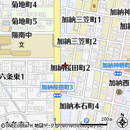 岐阜県岐阜市加納桜田町2丁目周辺の地図
