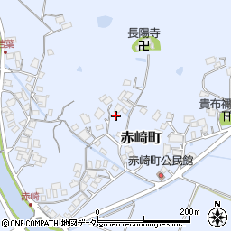 島根県安来市赤崎町周辺の地図