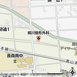 梶川整形外科クリニック周辺の地図