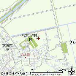 滋賀県長浜市八木浜町周辺の地図