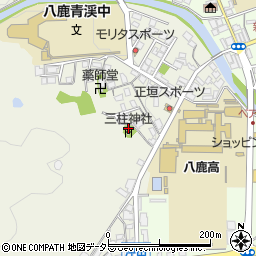 兵庫県養父市八鹿町九鹿1613-1周辺の地図