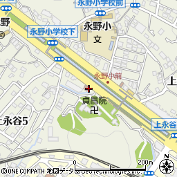 上永谷町内会館周辺の地図