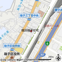 横浜磯子住宅周辺の地図