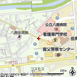 阪神調剤薬局　八鹿店周辺の地図