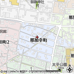 岐阜県各務原市那加幸町周辺の地図