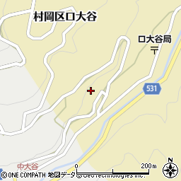 兵庫県美方郡香美町村岡区口大谷853周辺の地図