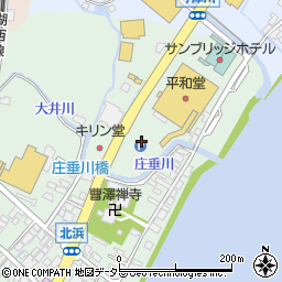 ジョーシン近江今津店駐車場周辺の地図
