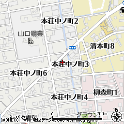 ファミリーマート本荘中ノ町店周辺の地図