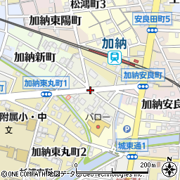 岐阜県岐阜市加納柳町周辺の地図