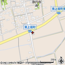 長浜東上坂郵便局周辺の地図