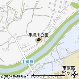 手綱川公園周辺の地図