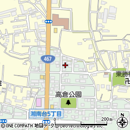 神奈川県藤沢市湘南台6丁目55-7周辺の地図