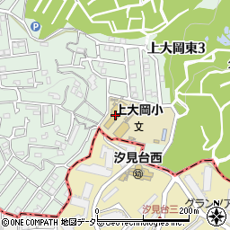 横浜市立上大岡小学校周辺の地図