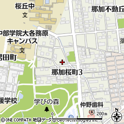 岐阜県各務原市那加桜町3丁目41周辺の地図