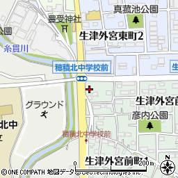 ドミノ・ピザ　生津外宮前町店周辺の地図