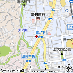 横浜信用金庫上大岡支店周辺の地図
